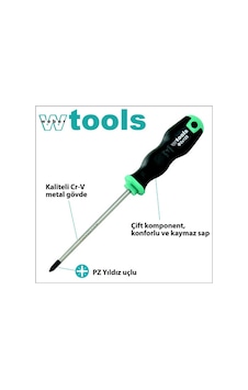 Weber Tools Yıldız Uçlu Tornavida Pz0 x 60 MM Weber Tools Yıldız Uçlu Tornavida Pz0 x 60 MM
