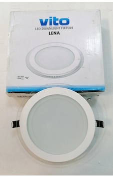 CAMLI 16W 4000K SPOT İÇ 16.5 CM DIŞTAN DIŞA 20CM Beyaz CAMLI 16W 4000K SPOT İÇ 16.5 CM DIŞTAN DIŞA 20CM Beyaz