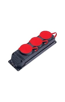 Ne-ad 3x25 A 3'lü Kauçuk Grup Priz Kablosuz 4012 Ne-ad 3x25 A 3'lü Kauçuk Grup Priz Kablosuz 4012