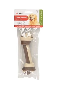 Flamingo Duetto L Kuzu ve Pirinçli Köpek Ödül Kemiği 150 G Flamingo Duetto L Kuzu ve Pirinçli Köpek Ödül Kemiği 150 G