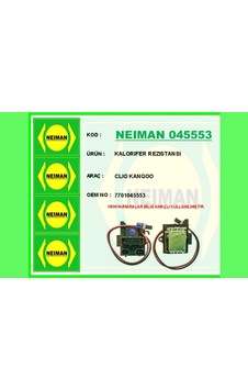 Kalorıfer - 739 - Rezıstansı - Dpmıx-hb - Clıo Goo