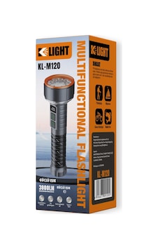 K Light Kl-m120 El Feneri Gri - Siyah K Light Kl-m120 El Feneri Gri - Siyah