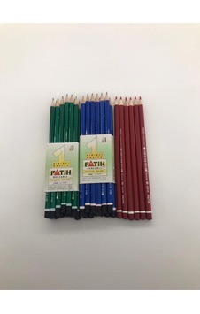 Fatih 24lü Kurşun Kalem - 6 Adet Kırmızı Kurşun Kalem Nocolor