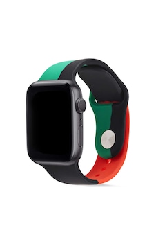 Kilifone - Apple Uyumlu  Watch 42mm - Kordon Silikon Kordon Krd-39 - Şeffaf