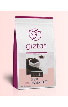 Giztat Kakao Dark 2 Kg Giztat Kakao Dark 2 Kg