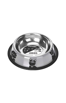 M-pets Petjoy Cat Family Çelik Kedi Mama Kabı Small 355 Ml 244-51049.01 M-pets Petjoy Cat Family Çelik Kedi Mama Kabı Small 355 Ml 244-51049.01