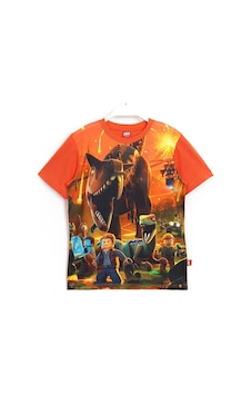 Dinazor Temalı Oyun Lego Jurassic World 2 Erkek Çocuk T-Shirt Tur Turuncu Dinazor Temalı Oyun Lego Jurassic World 2 Erkek Çocuk T-Shirt Tur Turuncu