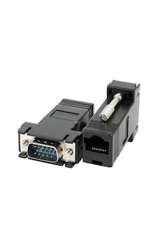 Vga Extender Rj45 Cat5/cat6/cat7 Uzatıcı Çevirici 2'li Paket