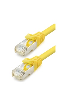 Yüksek Performanslı Cat7 Ethernet Patch Kablosu 30 Cm Sarı Yüksek Performanslı Cat7 Ethernet Patch Kablosu 30 Cm Sarı