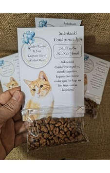 Farklı Market Patili Davetiye Doğum Günü Özel Günler İçin Davetiye Kedi Maması 15 Adet Tüm Yaşlar Farklı Market Patili Davetiye Doğum Günü Özel Günler İçin Davetiye Kedi Maması 15 Adet Tüm Yaşlar