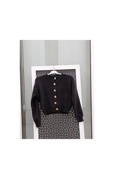 Çınar Boutique Gold Kalp Düğmeli Crop Hırka-bordo - Standart Bordo Bordo Çınar Boutique Gold Kalp Düğmeli Crop Hırka-bordo - Standart Bordo Bordo
