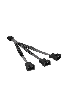 S-link Slx-f301 3to1 3 Male 4pin+1 Female 4pin 10cm Örgülü 360mm Cpu Fan Birleştirme Kablosu Sku: Mır8690010124500