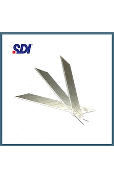 Agc Uygun Sepet Sdı 1361 Çelik Maket Bıçağı Falçata Ucu Yedeği 9mm 30 Derece Küçük 10'lu Agc