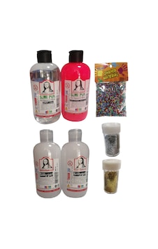 Slime Slaym Yapma Seti 250Ml 4 Adet + Toz Sim 2 Adet + Köpük N11.152 Slime Slaym Yapma Seti 250Ml 4 Adet + Toz Sim 2 Adet + Köpük N11.152