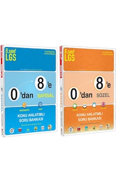 8. Sınıf Lgs 0 Dan 8 E Sayısal Ve Sözel Konu Anlatımlı Soru Bankası 8. Sınıf Lgs 0 Dan 8 E Sayısal Ve Sözel Konu Anlatımlı Soru Bankası