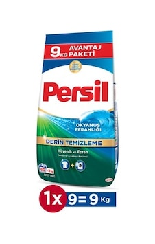 9 Kg Okyanus Ferahlığı İle Toz Çamaşır Deterjanı 9 Kg Okyanus Ferahlığı İle Toz Çamaşır Deterjanı