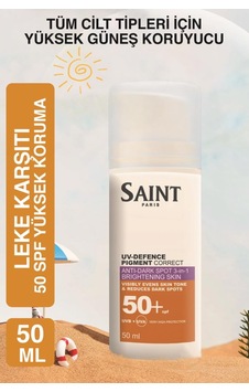 Saint Yüz Koruyucu Güneş Kremi Spf 50+ 50 ML Saint Yüz Koruyucu Güneş Kremi Spf 50+ 50 ML
