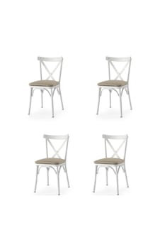 Bahar Mutfak Bahçe Cafe Sandalyesi 4 Li Set 001