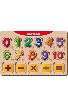 Ca Games Ahşap Puzzle Sayılar 19x29