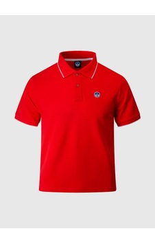 North Sails Kırmızı Erkek Polo T-shirt Ns0000692464 North Sails Kırmızı Erkek Polo T-shirt Ns0000692464