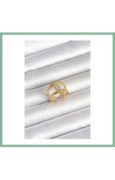 Bşkvirgo 316l Çelik Gold Renk Burgu Düğüm Model Kadın Yüzük Bsk2026 Bşkvirgo 316l Çelik Gold Renk Burgu Düğüm Model Kadın Yüzük Bsk2026