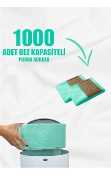 Korbell 16 Lt Kirli Bebek Bezi Kovaları İle Uyumlu 1000 Adet Bebek Bezi Kapasiteli Pudra Kokulu Yerli Çöp Poşeti Korbell 16 Lt Kirli Bebek Bezi Kovaları İle Uyumlu 1000 Adet Bebek Bezi Kapasiteli Pudra Kokulu Yerli Çöp Poşeti