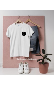 Oversize Moonwalk Thriller Free Tasarımlı Unisex T-shirt Beyaz