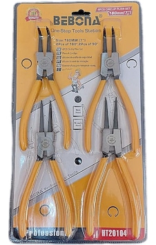 Sekmen Pense Takımı 4 Parça 180 Mm