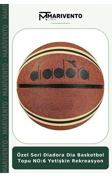 Özel Seri Diadora Dia Basketbol Topu No:6 Yetişkin Rekreasyon Özel Seri Diadora Dia Basketbol Topu No:6 Yetişkin Rekreasyon