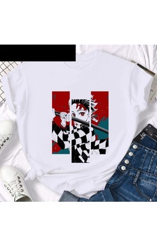 Noıssey Kırmızı Etiket Demon Iblis Avcısı Tanjirou Kamado T Shirt Mod35 17515 Beyaz Noıssey Kırmızı Etiket Demon Iblis Avcısı Tanjirou Kamado T Shirt Mod35 17515 Beyaz