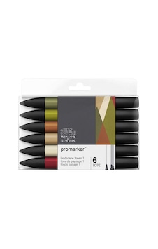 Winsor Newton Promarker 6'lı Landscape Tones / 0290117