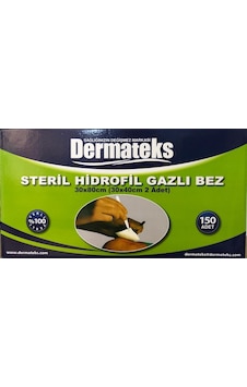 Dermateks Steril Gazlı Bez 30 x 80 CM 150 Adet Dermateks Steril Gazlı Bez 30 x 80 CM 150 Adet