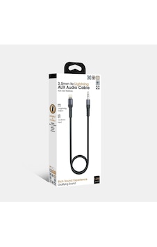 3.5 Mm To Lightning Ses Aktarma Kablo Dönüştürücü 1.2 Mt Aux Lightning Ses Kablosu 3.5 Mm To Lightning Ses Aktarma Kablo Dönüştürücü 1.2 Mt Aux Lightning Ses Kablosu