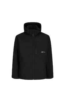 Jack & Jones Erkek Fermuarli Kapüsonlu Softshell Mont - Lupo - 12298689 Siyah Jack & Jones Erkek Fermuarli Kapüsonlu Softshell Mont - Lupo - 12298689 Siyah
