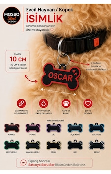 Evcil Hayvan İsimlik Köpek Künyesi Kemik Şeklinde Köpek İsimliği Dayanıklı Ve Şık Evcil Hayvan İsimliği - 10 Cm E Kadar Evcil Hayvan İsimlik Köpek Künyesi Kemik Şeklinde Köpek İsimliği Dayanıklı Ve Şık Evcil Hayvan İsimliği - 10 Cm E Kadar