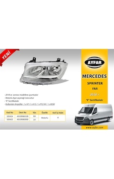 Mercedes Far Sag Mercedes Sprinter 907 910 18 - Ayfar 505424