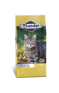Thunder Tavuklu Yetişkin Kedi Maması 15 KG Thunder Tavuklu Yetişkin Kedi Maması 15 KG