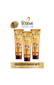 Mucizevi Yağ Saç Güzelleştirici Krem 150 Ml Kuru Ve Sert Saçlar 3'lü Set & L'oreal Paris Ruj pktmczvygkrmrujhdy-9354 Mucizevi Yağ Saç Güzelleştirici Krem 150 Ml Kuru Ve Sert Saçlar 3'lü Set & L'oreal Paris Ruj pktmczvygkrmrujhdy-9354