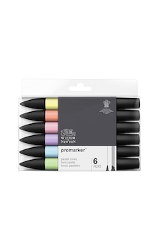 Winsor & Newton Promarker 6'lı Pastel Tones