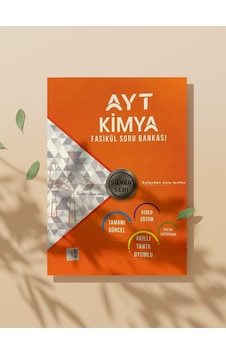 Yks-ayt Kimya Soru Bankası Fasikül Silver Serisi Yks-ayt Kimya Soru Bankası Fasikül Silver Serisi