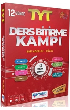Yanıt Yayınları Tyt Eşit Ağırlık Sözel 12 Günde Ders Bitirme Kampı Yanıt Yayınları Tyt Eşit Ağırlık Sözel 12 Günde Ders Bitirme Kampı