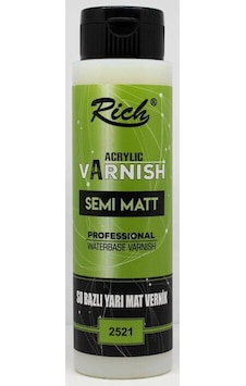 Rich Su Bazlı Yarı Mat Vernik 500Ml