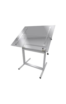 70x100 Cm Profesyonel Çizim Masası Ayaklı Camlı-pan911 Gri 70x100 Cm Profesyonel Çizim Masası Ayaklı Camlı-pan911 Gri