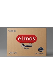 Elmas Çay Gold Demlik Poşet Siyah Çay - 15 Gr X 12 Li Paket