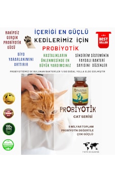 Rb Pharma Çok Güçlü Kedi Probiyotik Hastalanmaya Son 80 G