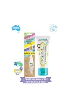 Doğal Sertifikalı Bebek/çocuk Diş Seti Fil&dino Diş Fırçası + Yaban Mersin Diş Macunu 50g Doğal Sertifikalı Bebek/çocuk Diş Seti Fil&dino Diş Fırçası + Yaban Mersin Diş Macunu 50g