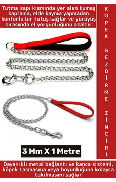 Ergonomik Tutuş Dayanıklı Küçük Orta Irk Evcil Hayvan Pet Köpek Gezdirme Zinciri 3 Mm X 1 Metre Çok Renkli Ergonomik Tutuş Dayanıklı Küçük Orta Irk Evcil Hayvan Pet Köpek Gezdirme Zinciri 3 Mm X 1 Metre Çok Renkli