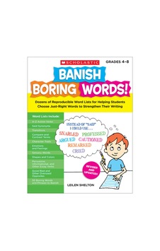 Banish Boring Words Grades 48 Scholastic Banish Boring Words Grades 48 Scholastic