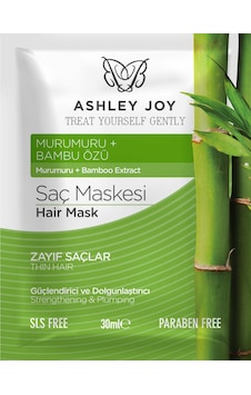 Ashley Joy Bambu Özlü Saçlara Özel ve Dolgunlaştırıcı Saç Bakım Maskesi 30 ML Ashley Joy Bambu Özlü Saçlara Özel ve Dolgunlaştırıcı Saç Bakım Maskesi 30 ML