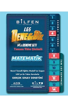 Bilfen 8.sınıf Matematik Dene&bil 14 Lü Deneme Seti Bilfen 8.sınıf Matematik Dene&bil 14 Lü Deneme Seti
